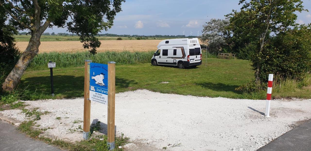 Wohnmobilstellplatz Hemenswarft An Der Nordsee - Meerblick Emmelsbüll-Horsbüll Dış mekan fotoğraf