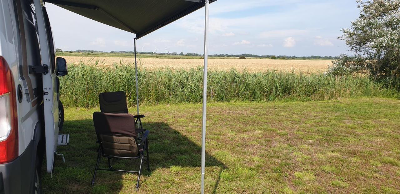 Wohnmobilstellplatz Hemenswarft An Der Nordsee - Meerblick Emmelsbüll-Horsbüll Dış mekan fotoğraf
