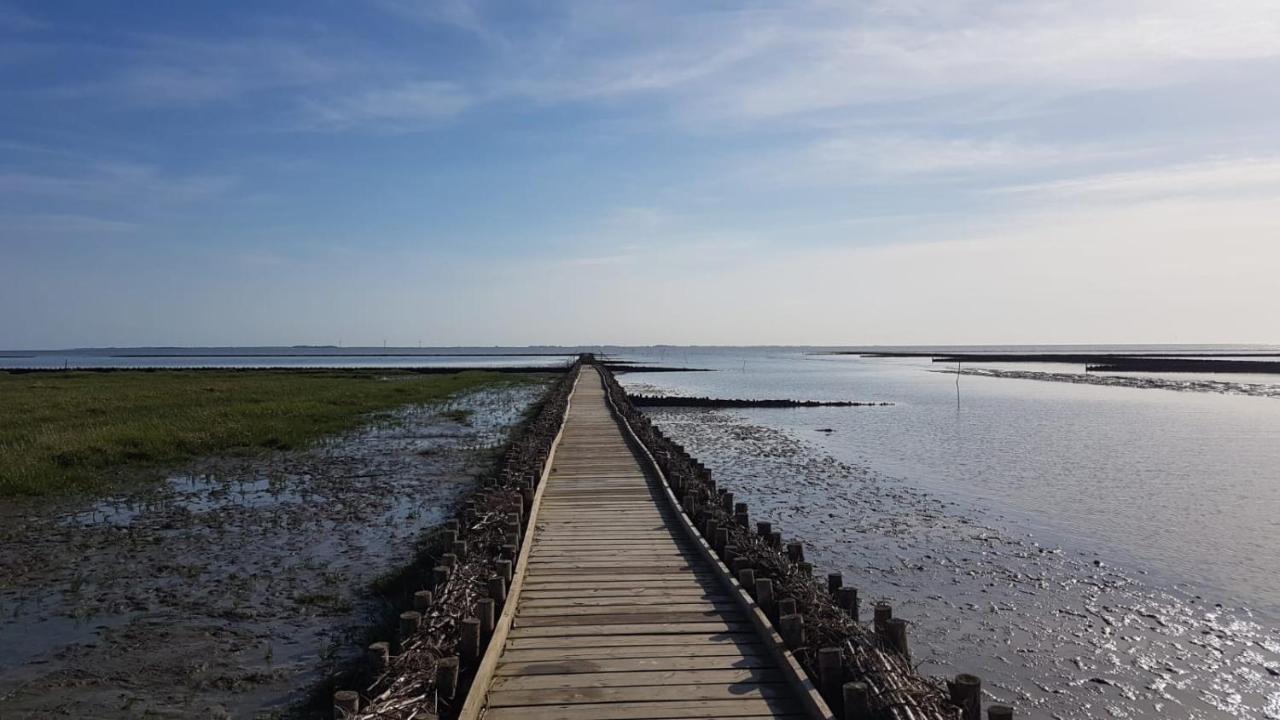Wohnmobilstellplatz Hemenswarft An Der Nordsee - Meerblick Emmelsbüll-Horsbüll Dış mekan fotoğraf